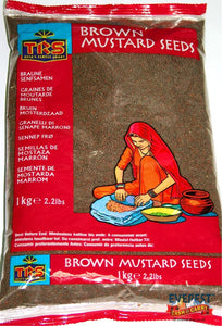 Shop TRS Mustard Seeds Brown - 1kg at Grocerywala