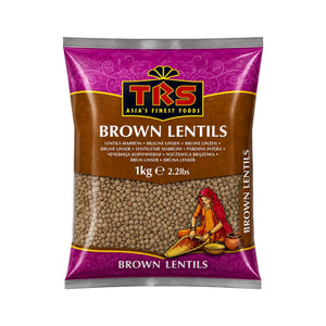 TRS Brown Whole Lentils (Masoor Dal) 1kg pack