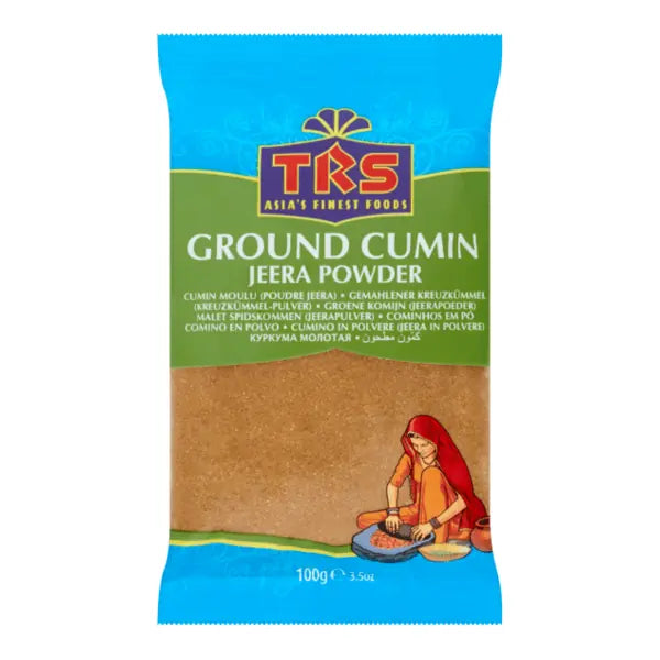 TRS cumin powder Jeera 100g ground spice retail pack