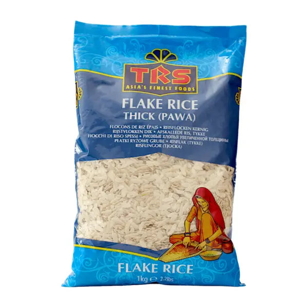 TRS Pawa Thick flattened rice flakes 1kg packet