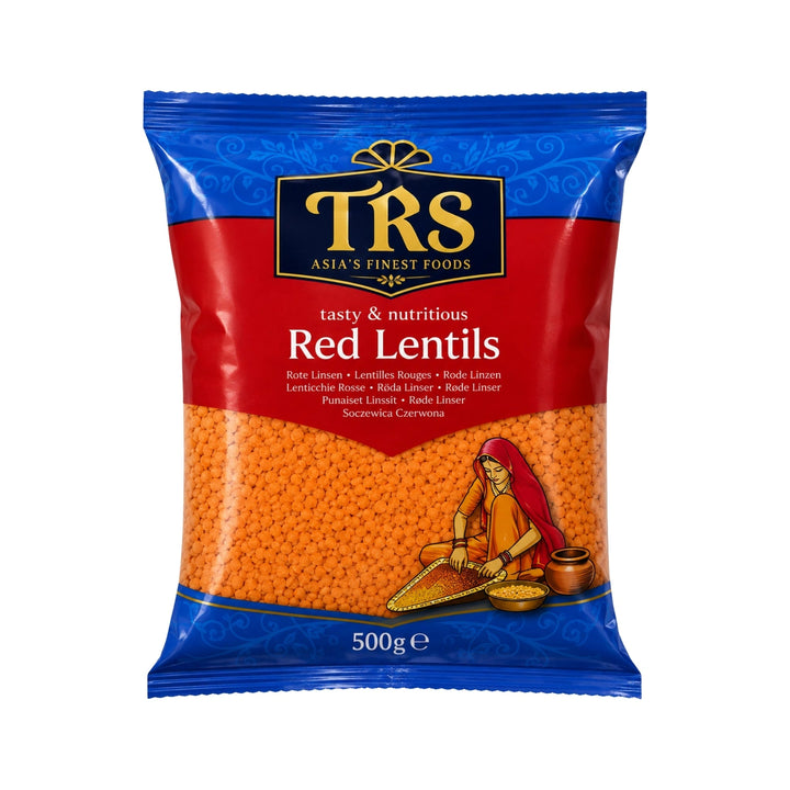 TRS Red Split Lentils (Masoor Dal) 500g pack