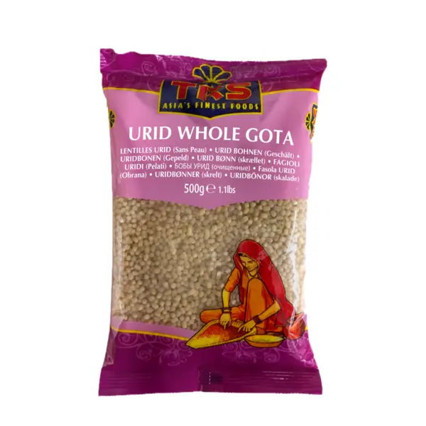 TRS Urid Whole Gota peeled beans 500g packet