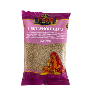 TRS Urid Whole Gota peeled beans 500g packet