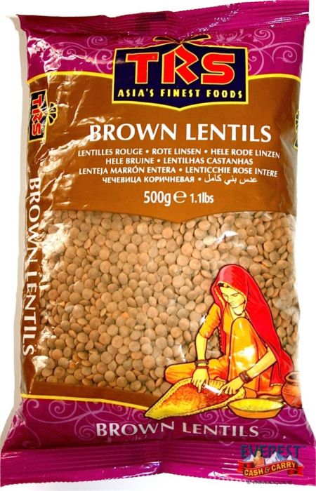 Shop TRS Brown Whole Lentils (Masoor Dal) - 500g at Grocerywala
