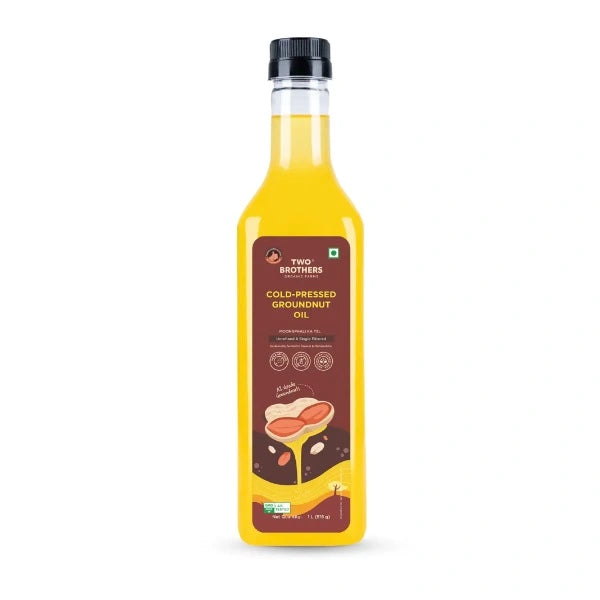Two Brothers Groundnut Oil Wood Pressed - 1l