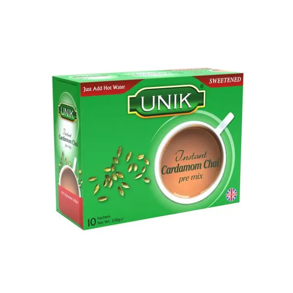 Unik Cardamon Tea Sweetened (10 Sachets) - 220g