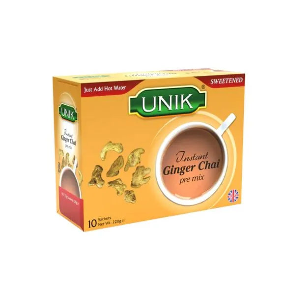 Unik Ginger Tea Sweetened (10 Sachets) - 220g