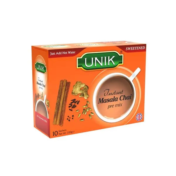Unik Masala Tea Sweetened (10 Sachets)- 220g