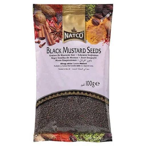 Shop Natco Mustard Seeds Black (Rai) - 100g at Grocerywala
