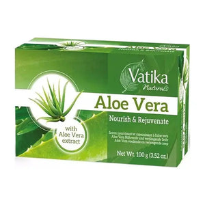 Vatika Naturals Aloe Vera nourish and rejuvenate soap 100g box