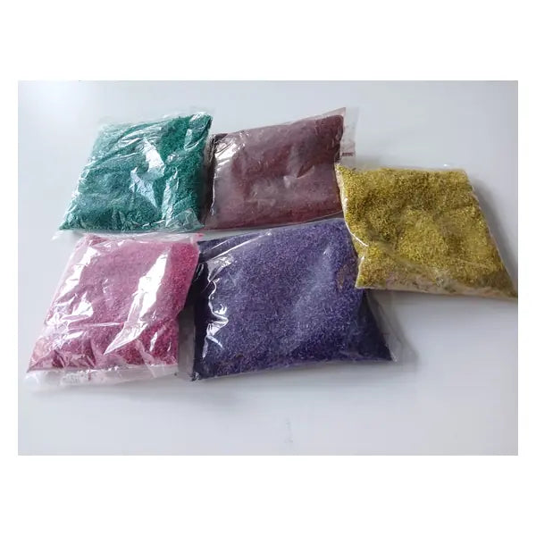 Vibrant pooja rangoli colours set of five assorted packs