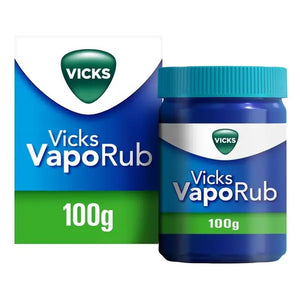 Vicks VapoRub 100g jar with original retail box