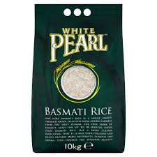 Shop White Pearl Basmati Rice - 10kg at Grocerywala