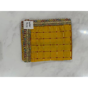 Puja Aasan Cloth Yellow – 18 × 24cm